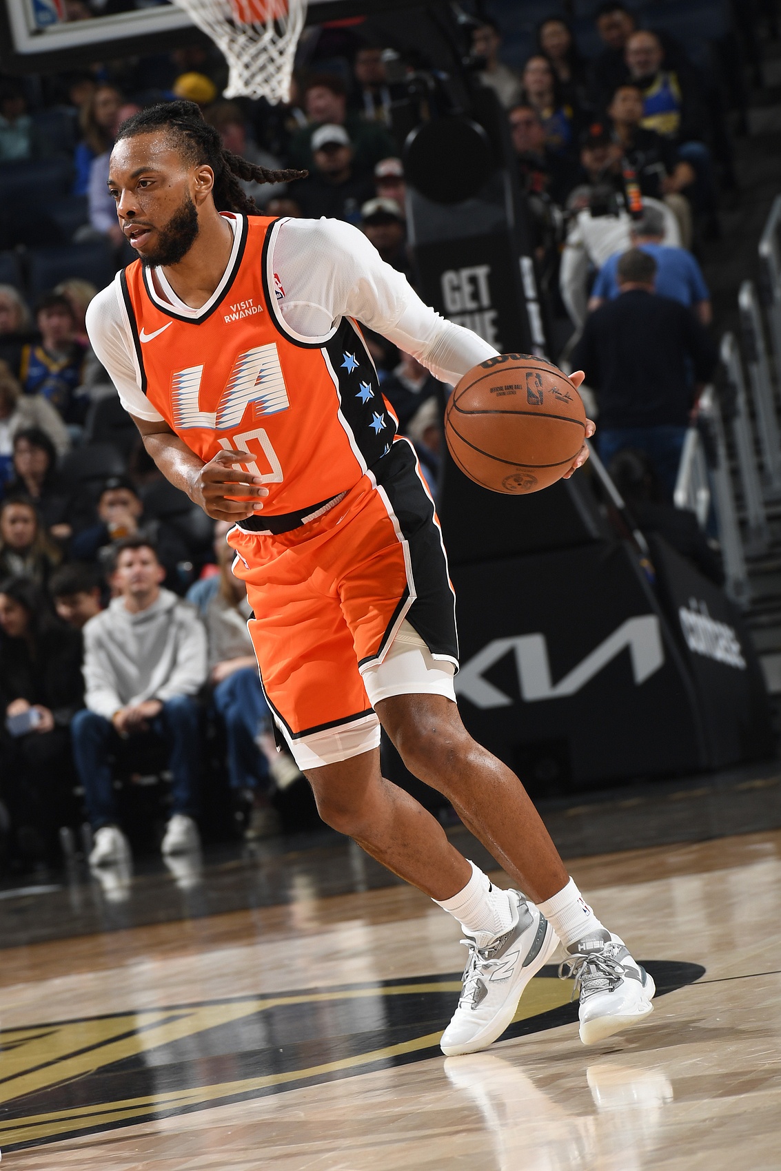 加兰谈首秀替补：想融入球队&amp;不想破坏势头 起初不适应&amp;后来好了